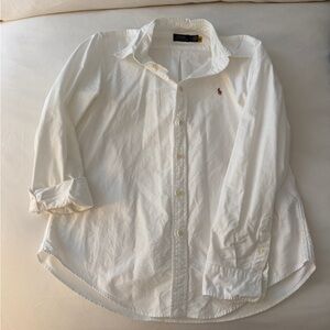 Ralph Lauren Women’s White Button Up Classic Fit